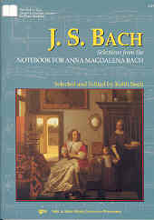 Bach Anna Magdalena Notebook Selections Snell Sheet Music Songbook