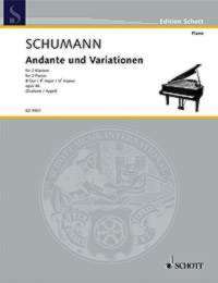 Schumann Andante & Variations Op46 2 Pfs Sheet Music Songbook