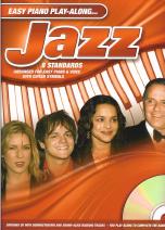 Easy Piano Play Along Jazz Book Cd Sheet Music Songbook