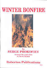 Prokofiev Winter Bonfire 1st Movement Piano Duet Sheet Music Songbook