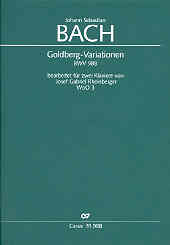 Bach Goldberg Variations Bwv988 Rheinberger2pianos Sheet Music Songbook