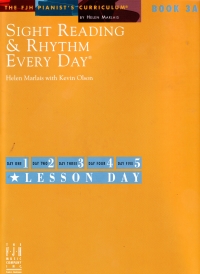 Sight Reading And Rhythm Everyday Book 3a Piano Sheet Music Songbook