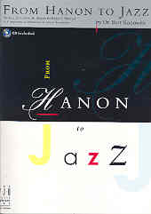 Konowitz From Hanon To Jazz Book/cd Sheet Music Songbook