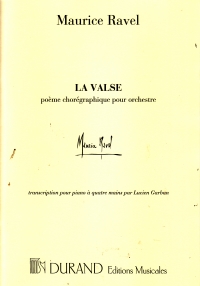 Ravel La Valse 4 Hand Piano Duet Sheet Music Songbook