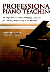 Professional Piano Teaching Jacobson Sheet Music Songbook