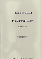 Delius In A Summer Garden Piano Duet Heseltine Sheet Music Songbook
