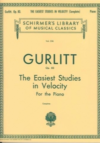 Gurlitt Easiest Studies In Velocity Op83 Piano Sheet Music Songbook