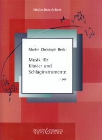Redel Musik Op4 (1966) Sheet Music Songbook
