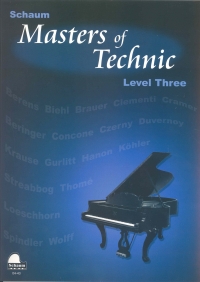 Schaum Masters Of Technic Level 3 Piano Sheet Music Songbook
