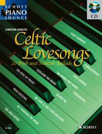 Celtic Lovesongs Schott Piano Lounge Book/cd Sheet Music Songbook