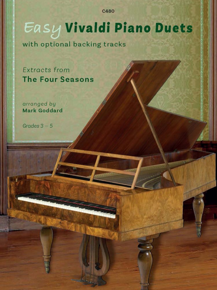 Easy Vivaldi Piano Duets Goddard Sheet Music Songbook
