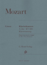 Mozart Concerto K488 A 2pf/4 Hnd Sheet Music Songbook