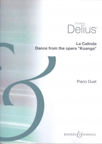 Delius La Calinda From Opera Koanga For 2 Pianos Sheet Music Songbook