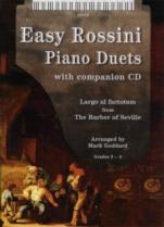 Rossini Easy Piano Duets Goddard Book/cd Sheet Music Songbook