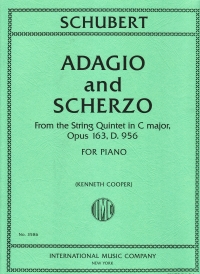 Schubert Adagio & Scherzo (d956) Cooper Piano Sheet Music Songbook