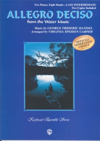 Handel Allegro Deciso (water Music) 2 Piano/8 Hand Sheet Music Songbook