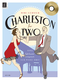 Charleston For Two Cornick Book/cd Piano Duets Sheet Music Songbook