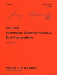 Schubert Impromptus And Moments Musicaux Piano Sheet Music Songbook