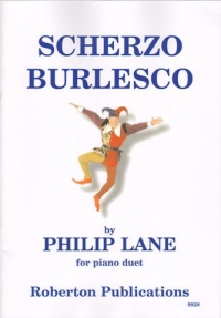 Lane Scherzo Burlesco Piano Duet Sheet Music Songbook