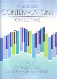 Contemplations Piano Moods 27 Quiet Pieces Sheet Music Songbook