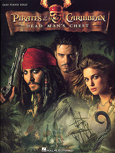Pirates Of The Caribbean Dead Mans Chest Easy Pf Sheet Music Songbook