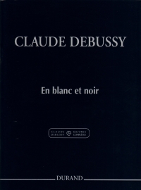 Debussy En Blanc Et Noir 2 Pianos Sheet Music Songbook