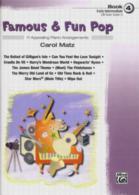 Famous & Fun Pop Bk 4 Matz Earlyintermediate Piano Sheet Music Songbook