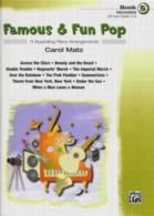 Famous & Fun Pop Book 5 Matz Intermediate Piano Sheet Music Songbook