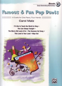 Famous & Fun Pop Duets Book 2 Matz Piano Sheet Music Songbook