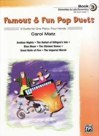 Famous & Fun Pop Duets Book 3 Matz Piano Sheet Music Songbook