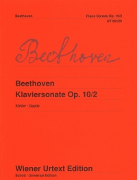 Beethoven Sonata Op10 No 2 Piano Solo Sheet Music Songbook