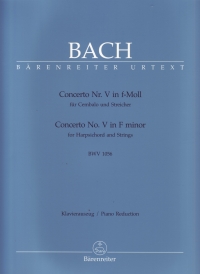 Bach Concerto No 5 Fmin 2 Pianos Sheet Music Songbook