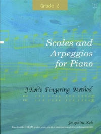 Scales & Arpeggios Koh Fingering Method Grade 2 Sheet Music Songbook