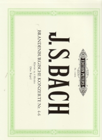 Bach Brandenburg Concertos 4-6 Bwv10949-1051 Duet Sheet Music Songbook