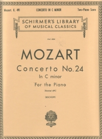 Mozart Concerto No 24 In Cmin Kv491 2pf (bischoff) Sheet Music Songbook