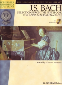 Bach Anna Magdalena Notebook Bk/cd Hal Leonard Ps Sheet Music Songbook