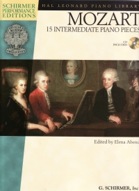 Mozart 15 Intermediate Piano Pieces Hal Leonard P Sheet Music Songbook