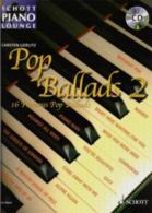 Pop Ballads 2 Schott Piano Lounge Book/audio Sheet Music Songbook