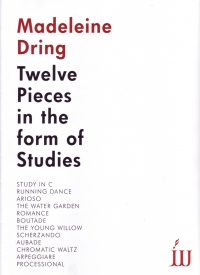 Dring 12 Pieces In The Form Of Studies Piano Sheet Music Songbook