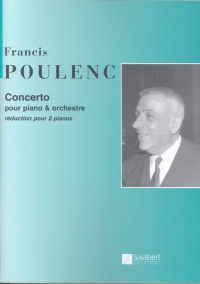 Poulenc Concerto For Piano & Orch 2 Pianos 4 Hands Sheet Music Songbook