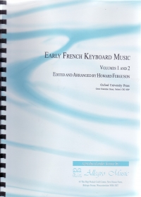 Early French Keyboard Music (archive) Sheet Music Songbook