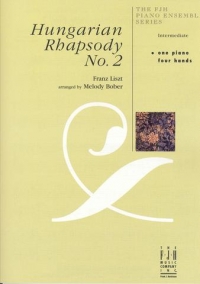 Liszt Hungarian Rhapsody No 2 Bober Piano Duet Sheet Music Songbook