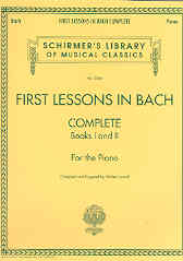 First Lessons In Bach Complete Piano Sheet Music Songbook