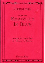 Gershwin Rhapsody In Blue - Melody - Piano Duet Sheet Music Songbook