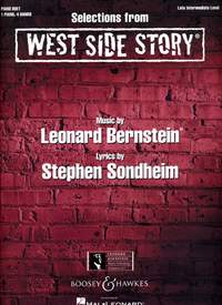 Bernstein West Side Story Selections Piano 4 Hands Sheet Music Songbook