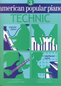 American Popular Piano Technic Level 3 Sheet Music Songbook