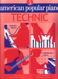 American Popular Piano Technic Level 5 Sheet Music Songbook