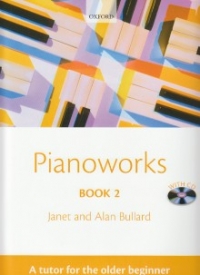 Pianoworks Bk 2 Bullard (tutor Older Beginner) +cd Sheet Music Songbook