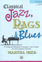 Classical Jazz Rags & Blues Book 2 Mier Sheet Music Songbook