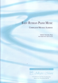 Easy Russian Piano Compositions Aldridge Sheet Music Songbook